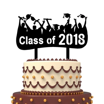 Custom Acrylic Graduation Class Of 2018 Cake Toppers Party