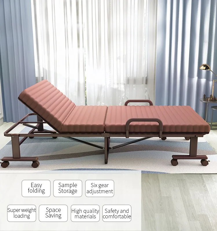 Metal Folding Sofa Bed With Wheels Manufacturer Buy Metal Single