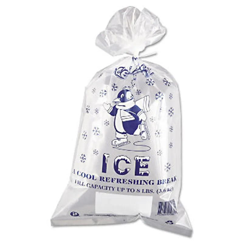 Heavy Duty 3kg 5kg 8kg Loading Ice Cubes Plastic Bags With Logo ...