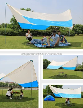 Hot Waterproof Sunshade Tarp With Pole 4 Person Tent Czx Hot Waterproof Sunshade Tarp With Pole 4 Person Tent Czx 161
