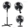 16 inch (40cm) 3 in 1 Stand Fan with Rotary Switch Control Plastic Stand/Table/Wall Fan 3 in 1