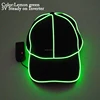 Personalized Led Strip Rope Tube American Talent Show Hat Bar Night Clubs Discos Neon Led EL Wire Baseball Cap with DC3V Drive