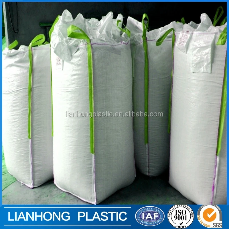 Durable pp bolsa grande para arena cemento piedra roca tela fuerte bolsa jumbo 1 ton Durable pp bolsa grande para arena cemento piedra roca tela fuerte bolsa jumbo 1 ton