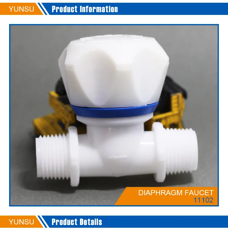 Abs Water Sampling Valves Pp Plastic Water Stop Valve Small Water Valve