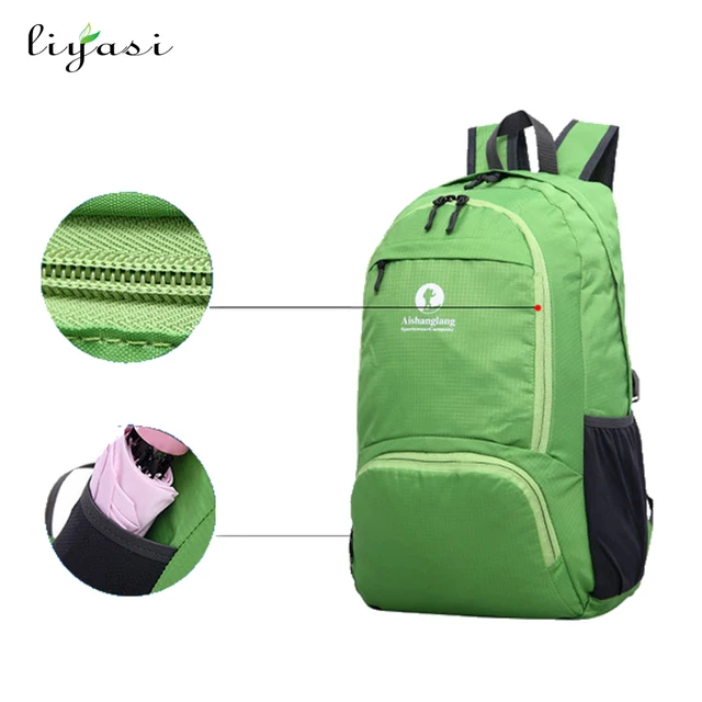Wholesale Foldable waterproof dry bag nylon promotional hiking backpack