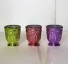 Christmas moroccan bell glass candle holder