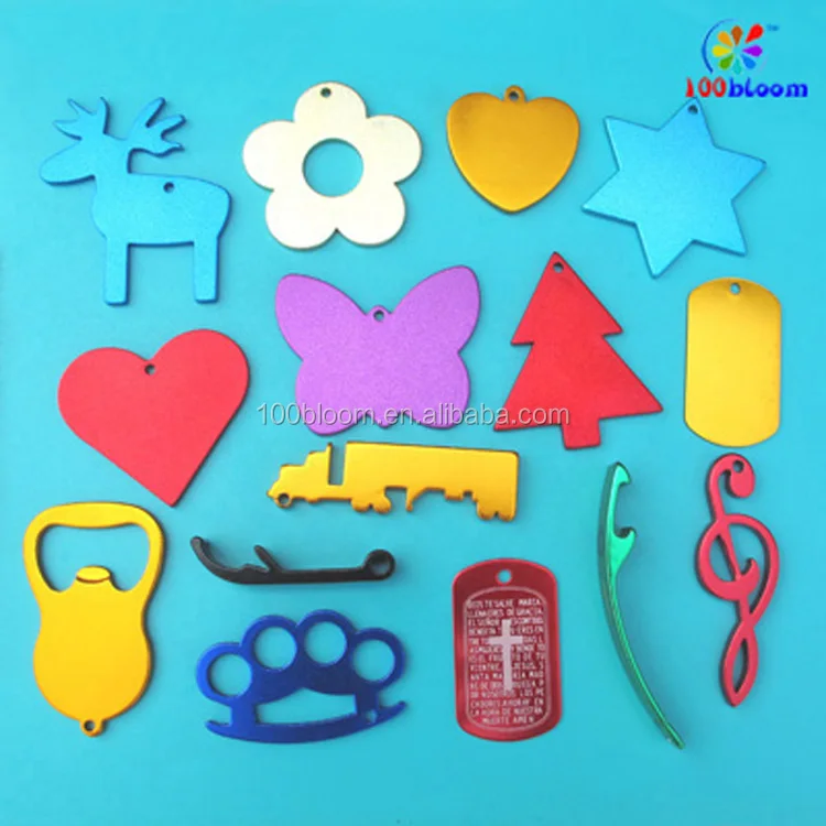 Factory wholesale 6.6cm aluminum sport motorcyle bottle opener with keychain