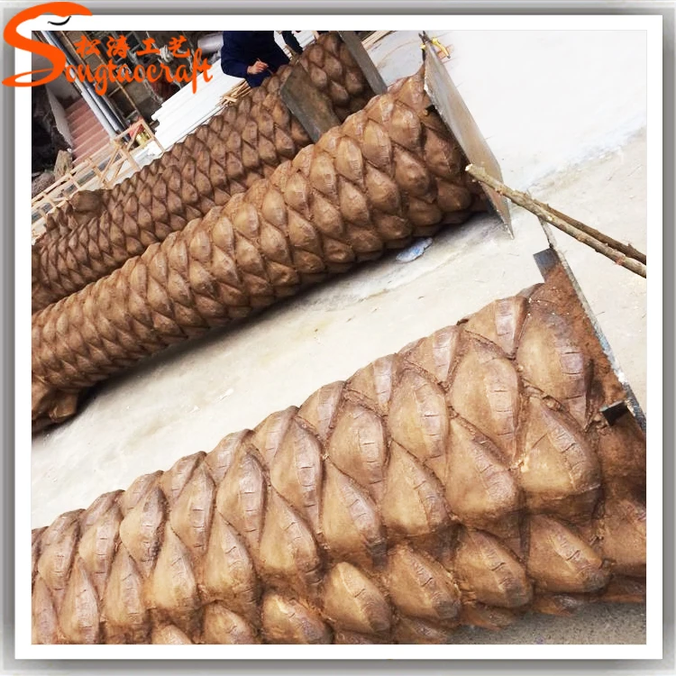 Plastic Palm Tree Bark Artificial Tree Trunk For Sale Buy Artificial