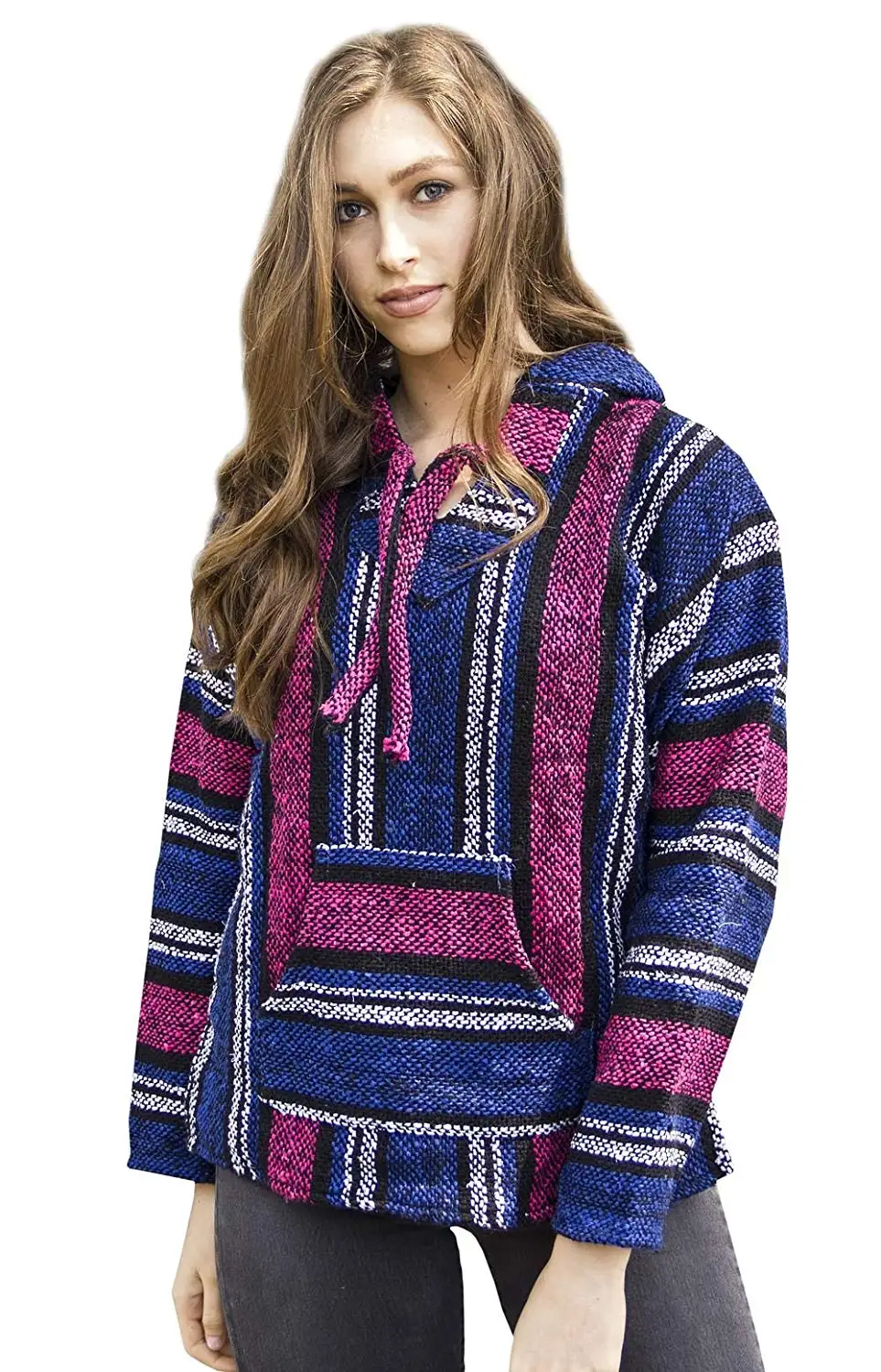 womens baja poncho