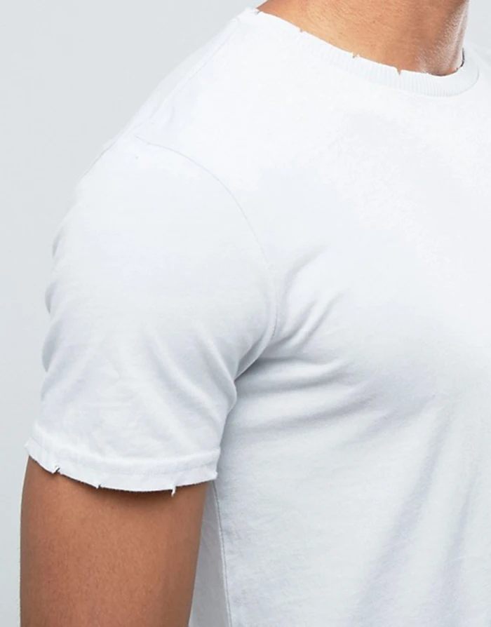 white plain t shirt for men