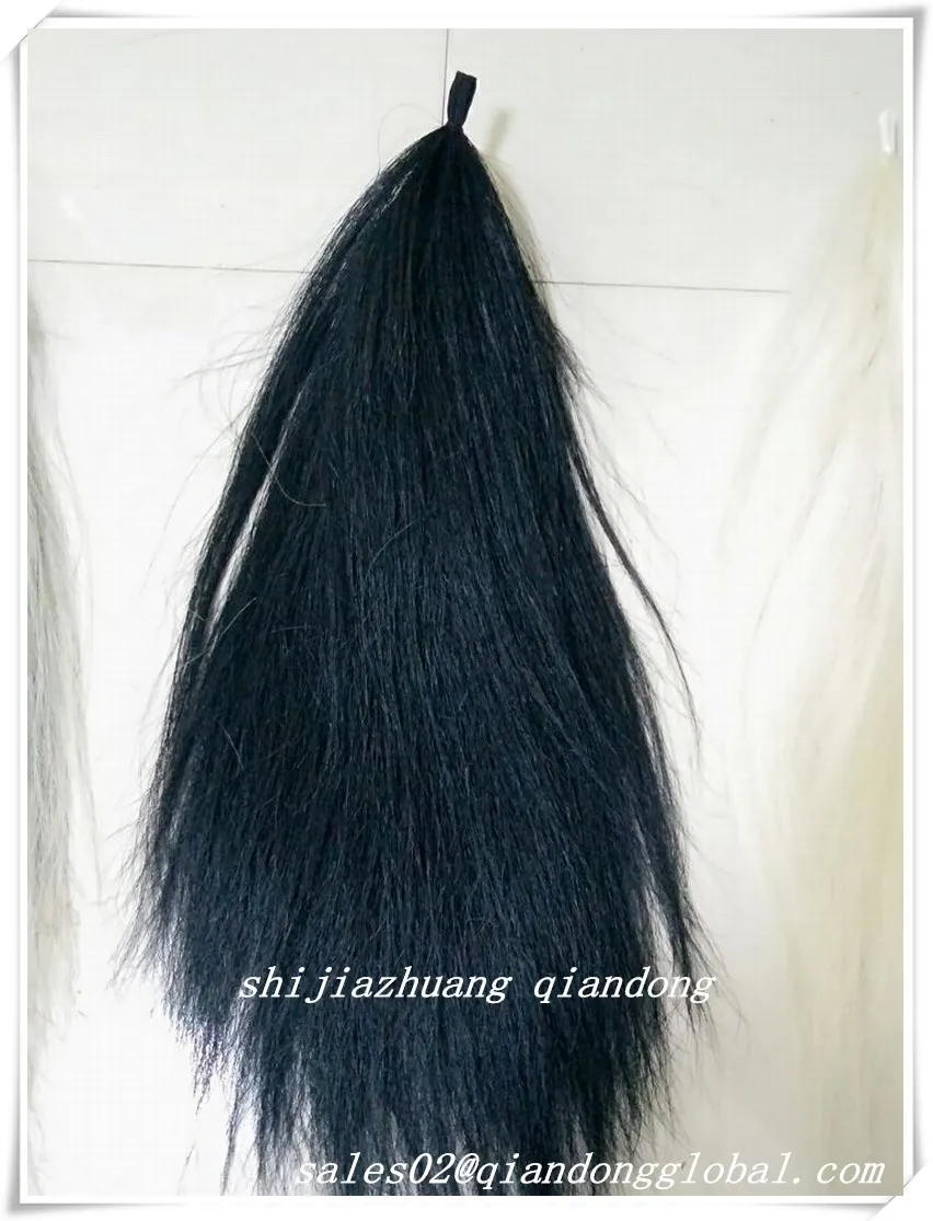 black horse hair extensions