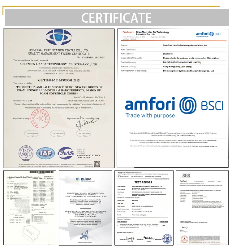 High Density Square Orthopedic Custom Shenzhen Cervical Traction Neck Contour Bed Sleep Bamboo Charcoal Memory Foam Pillow