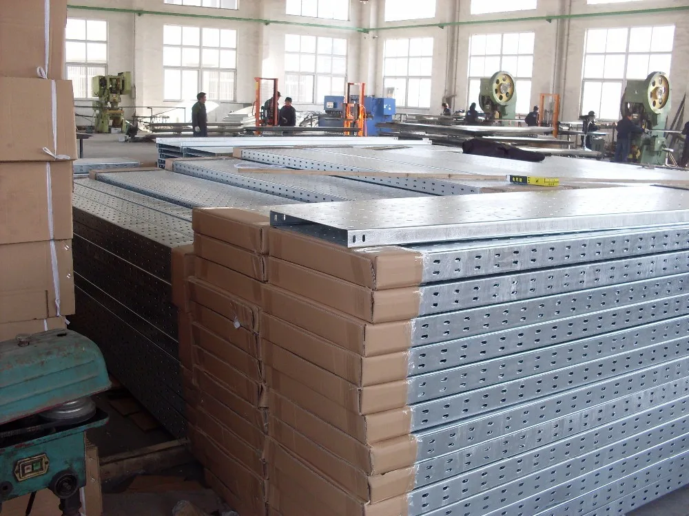 cnc overhead hanging punching cable tray with hangers weight