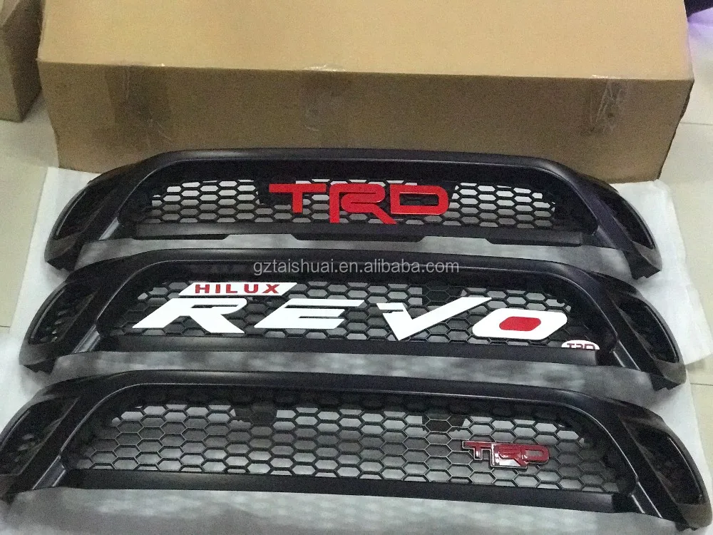 New Car Front Grille Hilux Revo Accessories Matte Black Car Grille