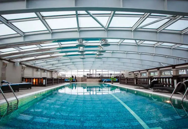 Attractive Appearance Steel Space Frame Swimming Pool Roof