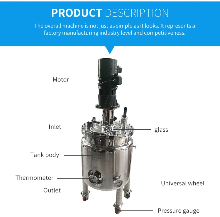 Stainless Steel Chemical Mixing Reactor Buy Reactor,Chemical Reactor