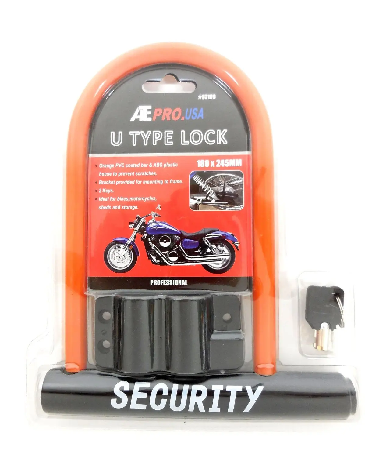 EyezOff EZ866 Bicycle Lock 4-Dial Cable Combination Lock All-Weather Orange 60cm
