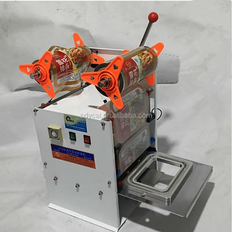 Small Plastic Food Container Tray Sealing Machine Buy Tray Sealing