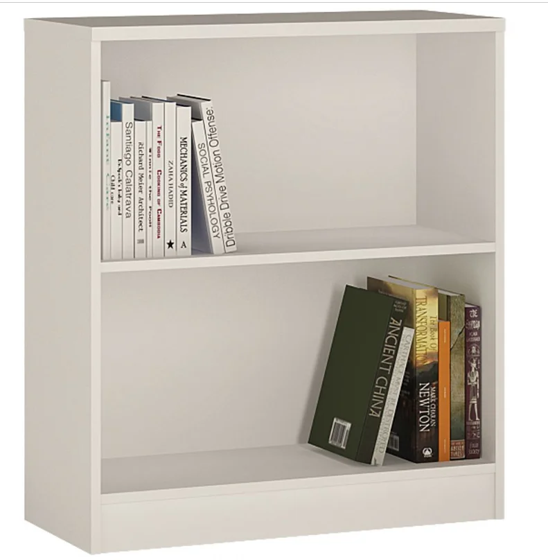 White Low Wooden Bookcase Small Bookshelf Small Book Rack