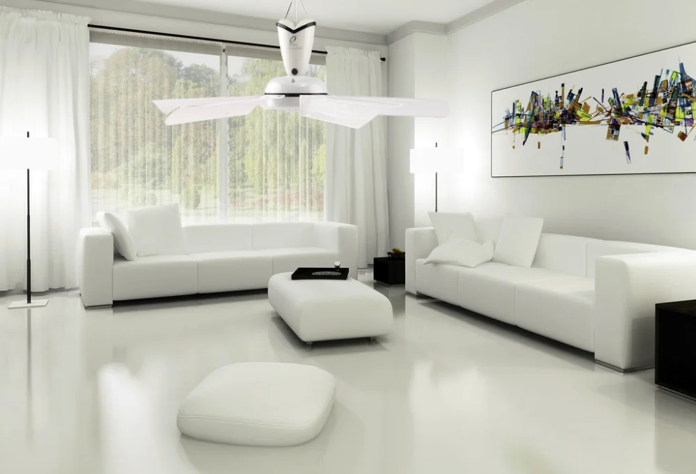 Material De Abs Ac Ventilador De Techo Con 6 Palas Para Uso Material De Abs Ac Ventilador De Techo Con 6 Palas Para Uso