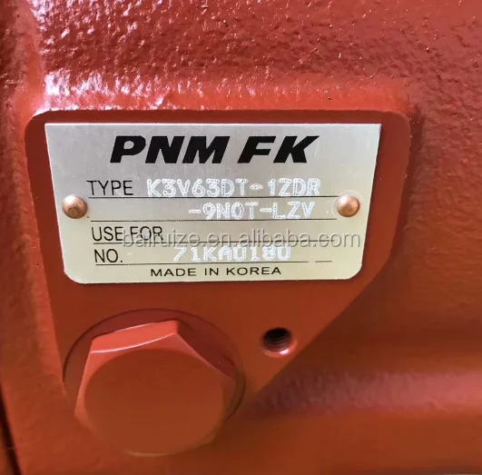 Daewoo Dh150-7,R150 Excavator Hydraulic Main Pump K3v63dt Made In South
