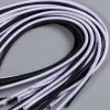 custom black and white round elastic cord shoelaces/shoelace/shoe lace