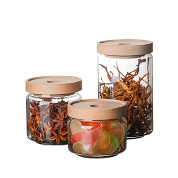 glass snack jars