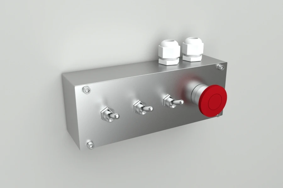 Innovative Vintage Industrial Style Light Switch With Stainless Steel