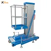 Single mast mobile electric lift work platform