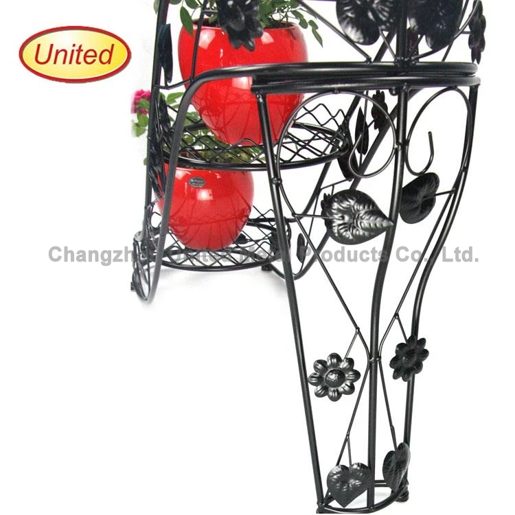 New design ornamental iron plant stands for wholesales