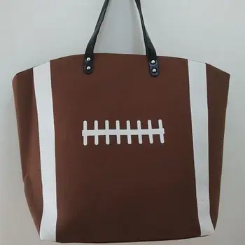 softball canvas tote