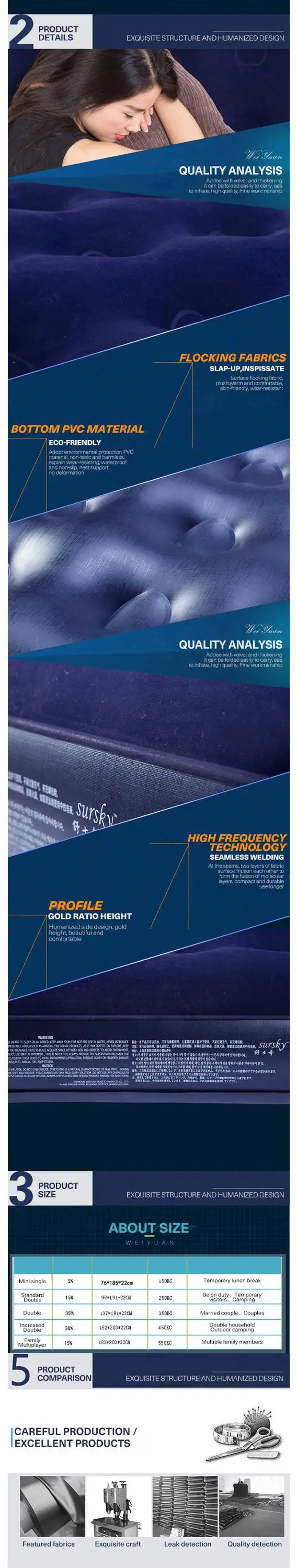 hot outdoor bestway car inflatable mattress air bed