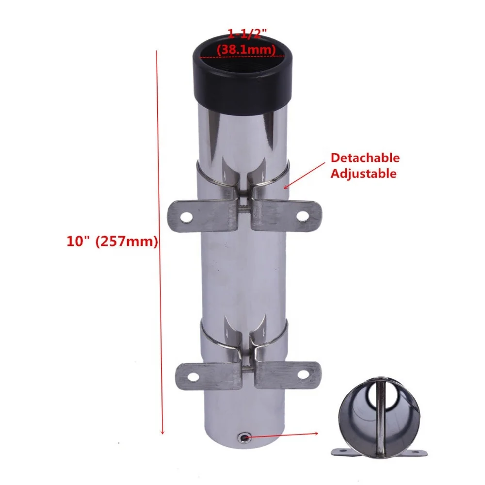 Weld On Rod Holder White Liner Polished Finish Coped Blade Angle Buy