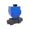 DN25 1"NPT DC6V12V24V 3Wires Input Control With Power Off Auto Return 2way Motor Operated Actuator Electric Slide Actuator Valve