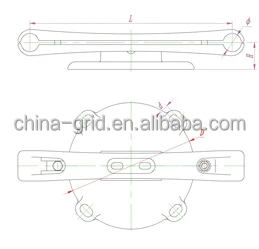 twin bundle/double Conductors Bus bar Supports fittings