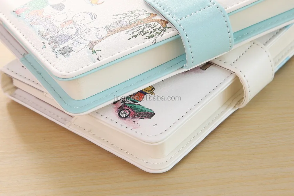 Wholesale Korea Stationery Gift Set Pu Hardcover Cmyk Notebook + Pen + Washi Tape Buy