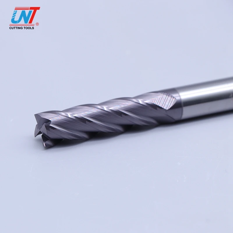 HRC65 4 flutes Lengthen End Mill milling cutter high hard materials NACO-blue