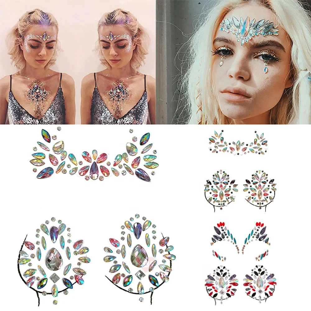 Fancy Wholesale Custom Festival Face Jewels Stickers Buy Face Jewels