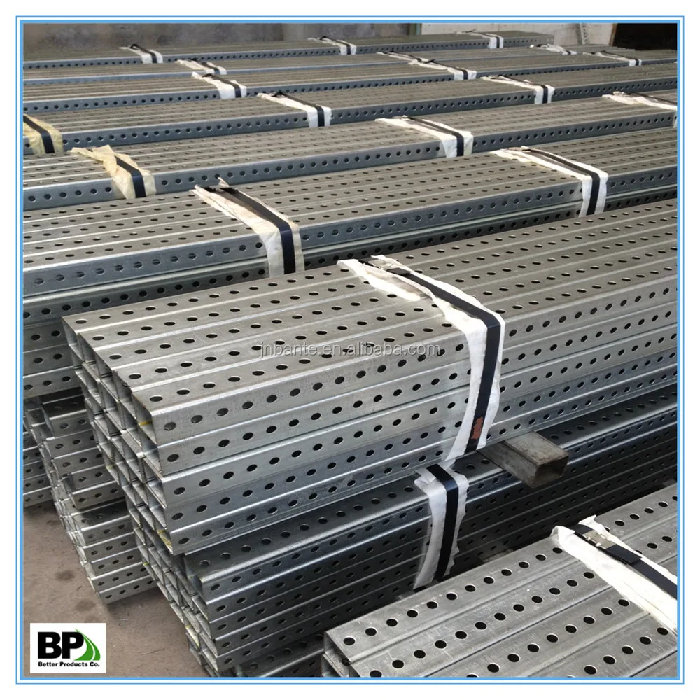 Square Sign Posts - Professional Pavement Products Galvanized Steel Square Marker Sign Post