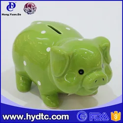 wholesale white ceramic piggy banks