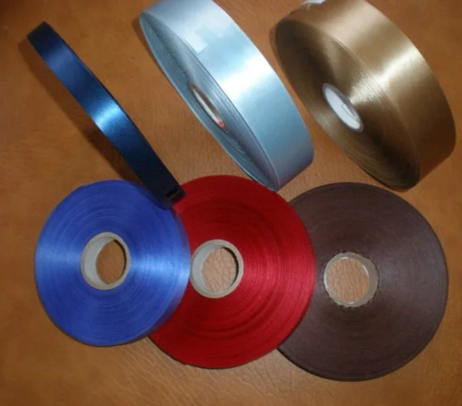 100 single side Polyester satin label tape, satin label fabric ,TTR