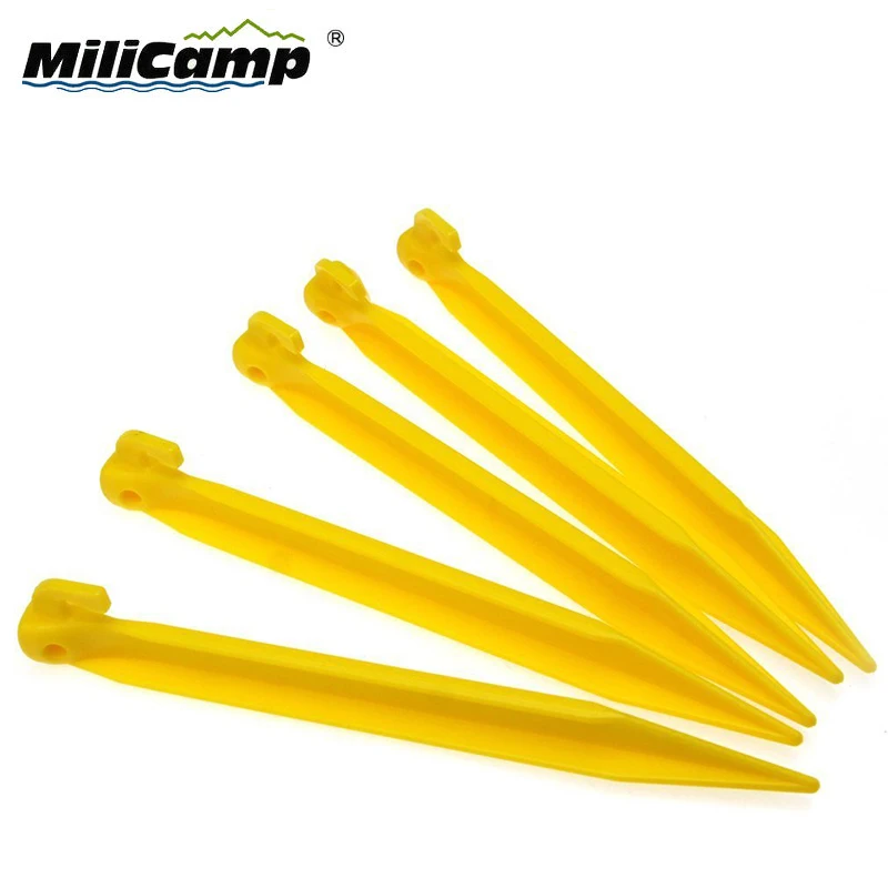 Ultralight Camping Plastic Tent Peg Beach Tent Stakes Outdoor Bulk Tent