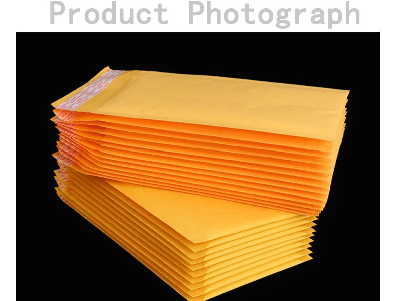 Factory Custom Logo Printed Kraft Paper Poly Bubble Mailer Bag Post Bag