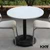 quartz stone outdoor round stone table tops