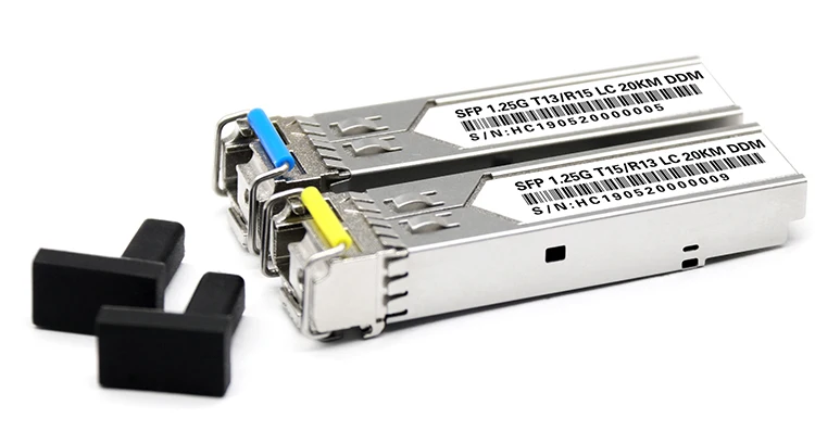 Compatible Cisco Huawei optical transceiver 1.25g 1310/1550nm 20km bidi sfp module