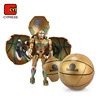 DIY basketball shape change plastic fighting robot toys for children
