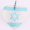 blade tip high quality exquisite design Israeli flag charms for jewelry making