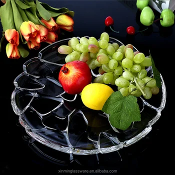 glass fruit plate