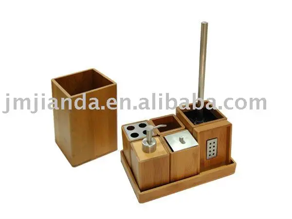 Accesorios De Bano De Bambu | Encuentre ideas para remodelar el diseño