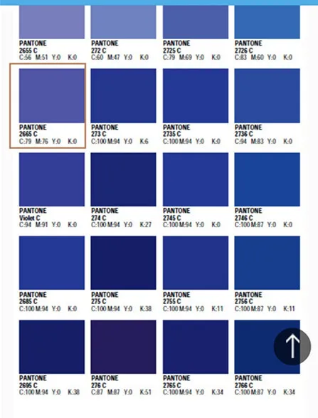 Cobalt Blue Paint Colors Chart